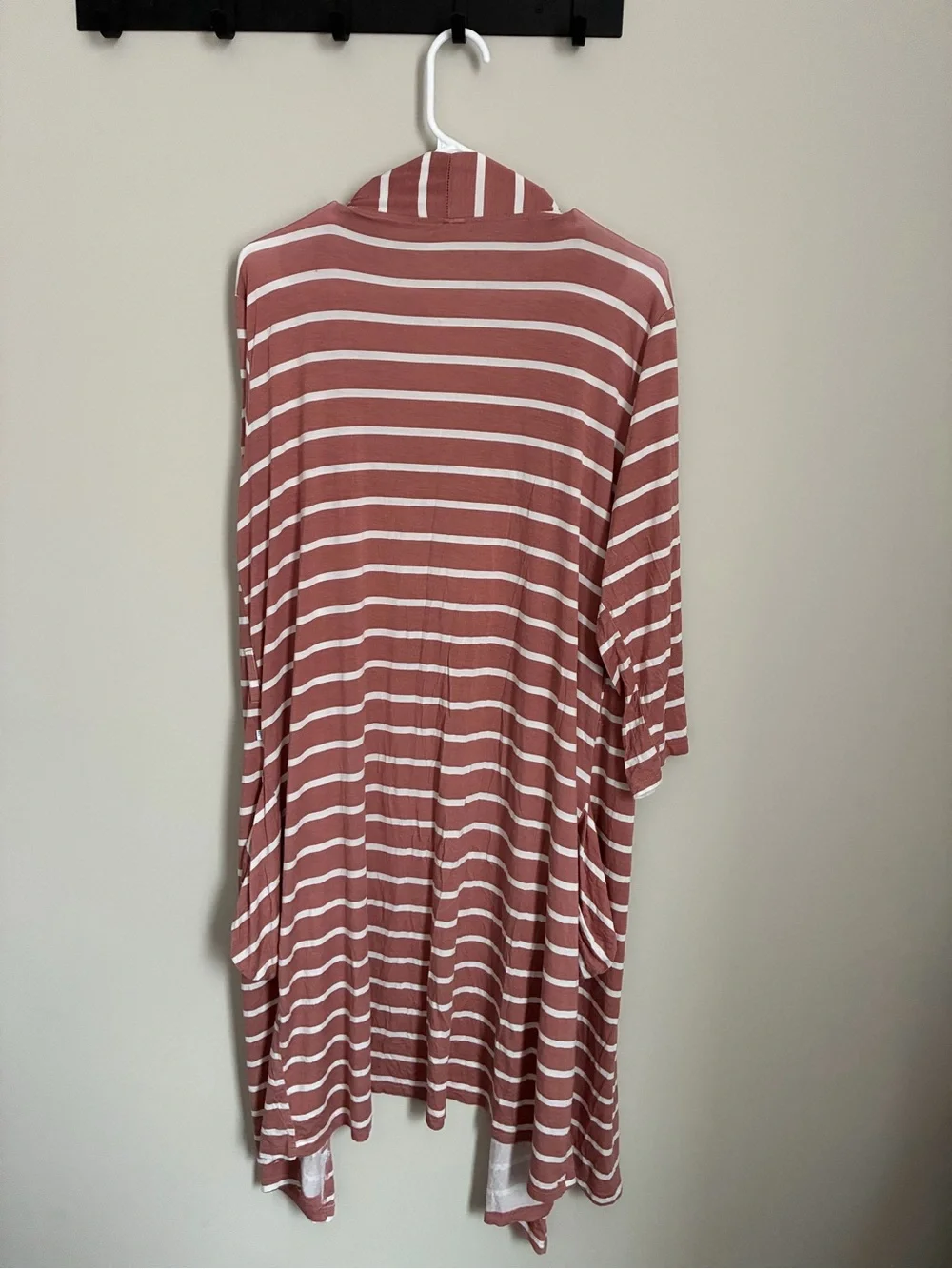 Posh Peanut Pink Striped Robe Size 3XL
